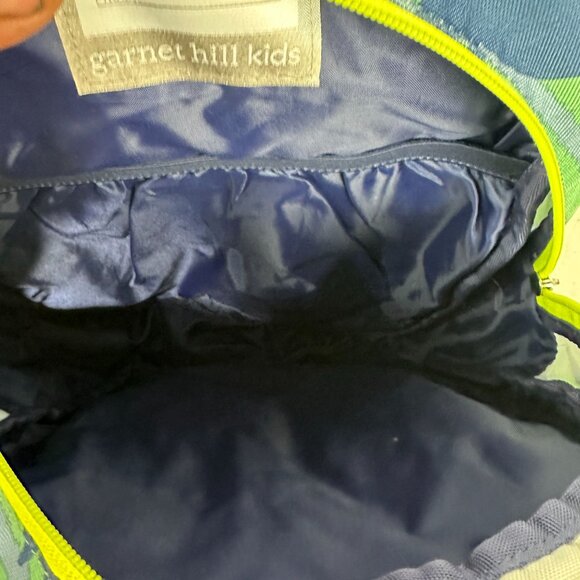 Garnet Hill Kids Dinosaur Backpack With Multiple Compartments & Padded Straps - Picture 5 of 6